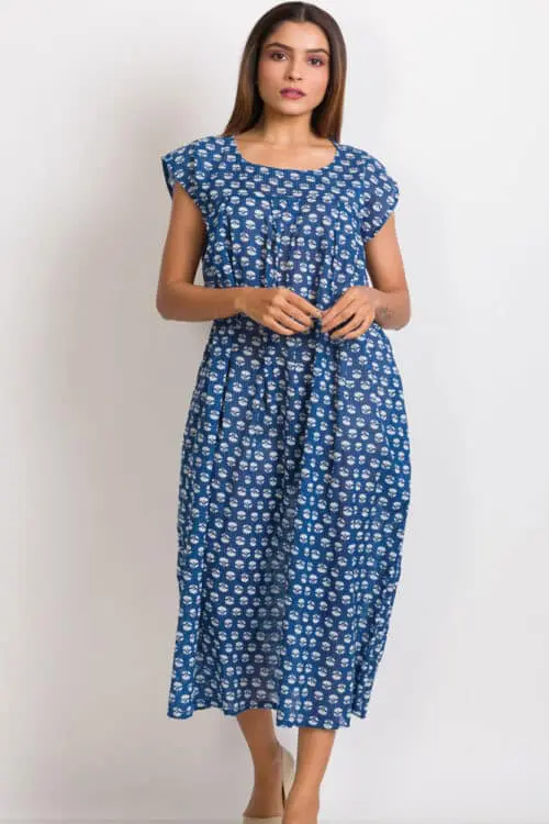 Ishani Indigo Caftan