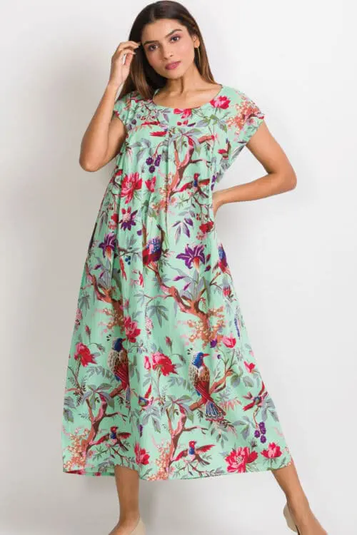 Ishani Turquoise Caftan