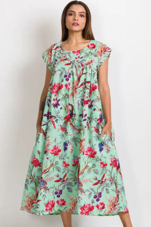 Ishani Turquoise Caftan
