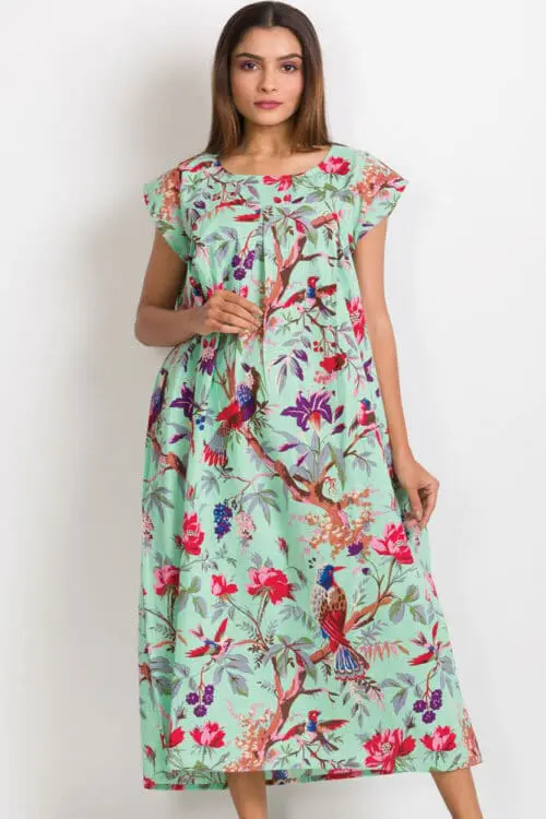 Ishani Turquoise Caftan