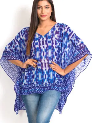 Kumari Cobalt Blue Tunic Top