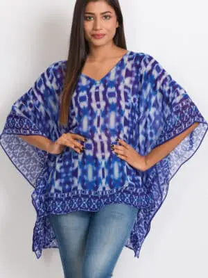 Kumari Cobalt Blue Tunic Top