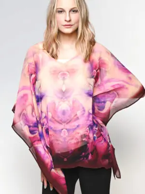 Kumari Purple Tunic Top