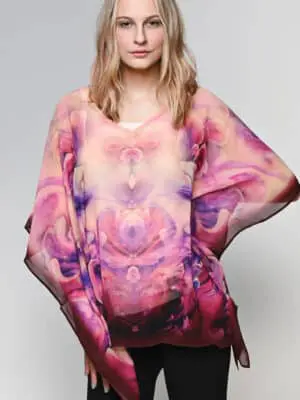 Kumari Purple Tunic Top