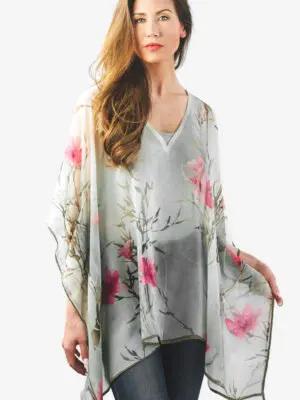 Kumari Floral Print Tunic Top