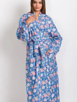 Blue Kimono Robe