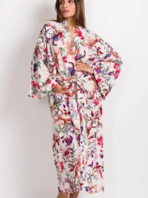 Ivory Kimono Robe