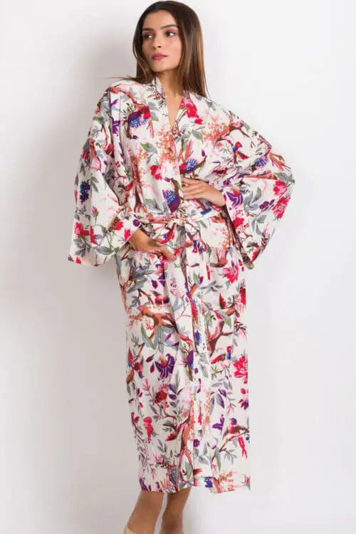Ivory Kimono Robe