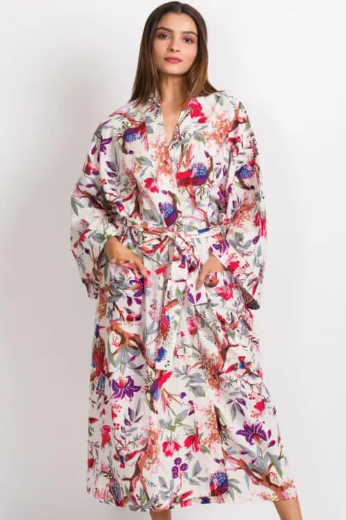 Ivory Kimono Robe