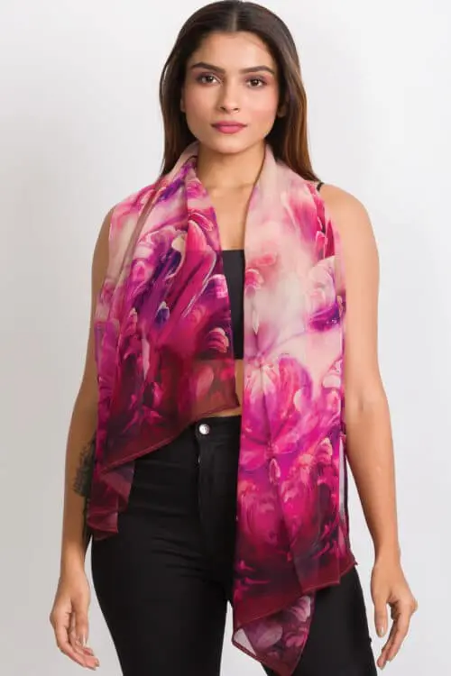 Sahila Fuchsia Scarf