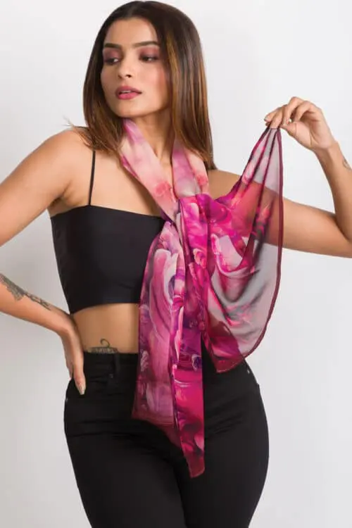 Sahila Fuchsia Scarf