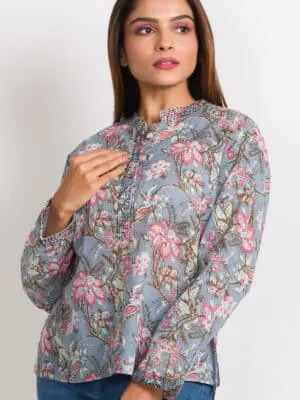 Leela Cotton Kantha Tunic