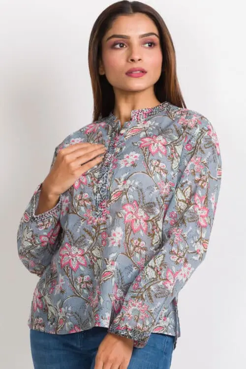Leela Cotton Kantha Tunic