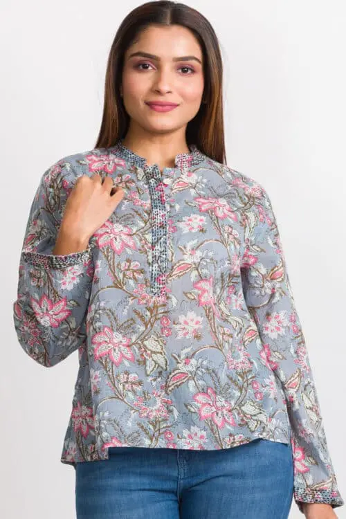 Leela Cotton Kantha Tunic