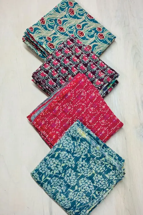 Handmade Kantha Napkins