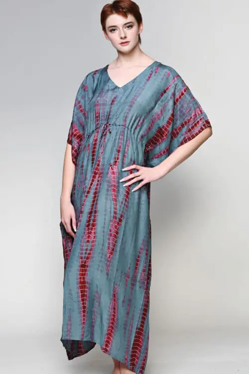 Handmade Shibori Caftan