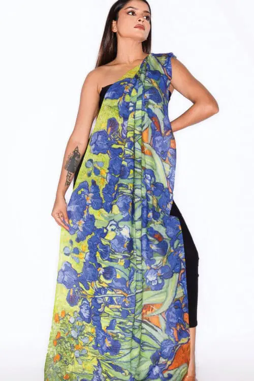 Reena Floral Print Shawl