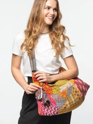 Kantha Hobo Bag
