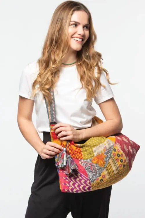 Kantha Hobo Bag