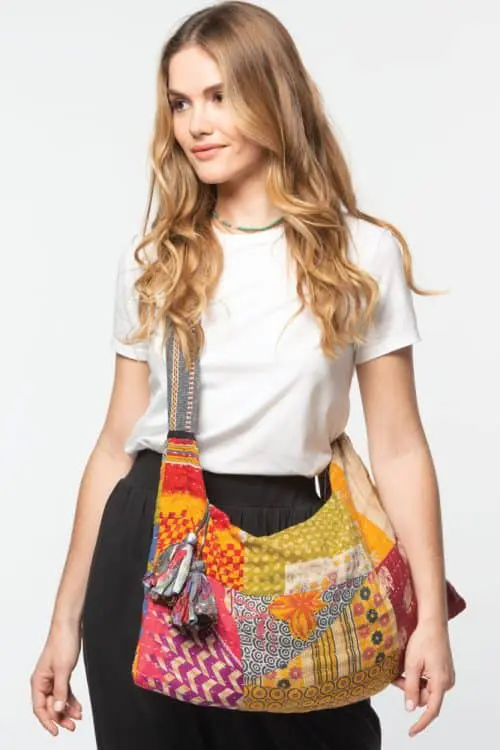 Kantha Hobo Bag