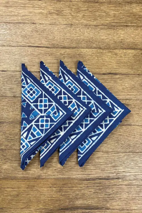 Indigo Fish Napkins
