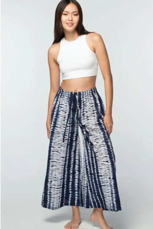 Indigo Shibori Pants