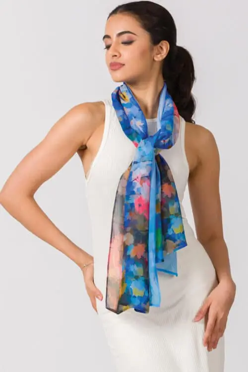 Vandana Watercolor Scarf