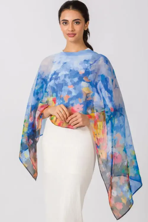Vandana Watercolor Scarf