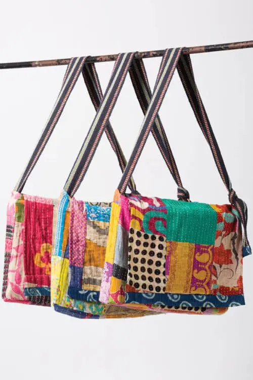 Kantha Messenger Bags