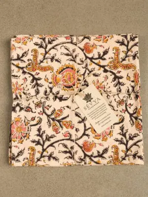 Gold Block Print Napkins