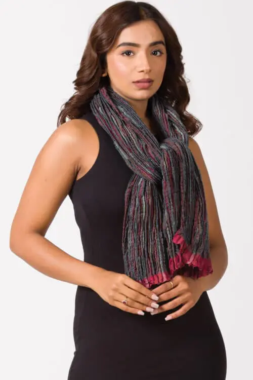 Apeksha Silk & Wool Wrap PN-25.4 - Image 2