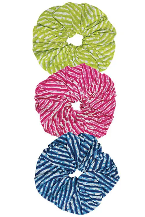 Fair Trade Cotton Scrunchies