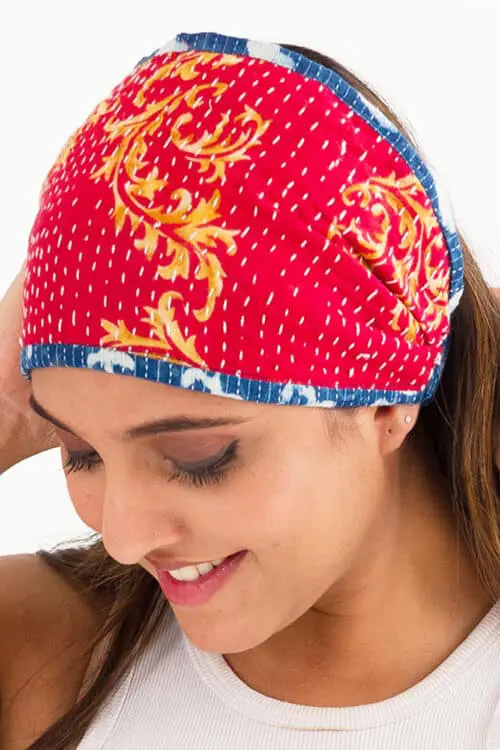 Reversible Kantha Headbands