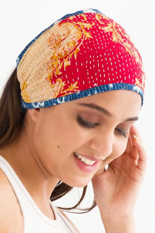Reversible Kantha Headbands