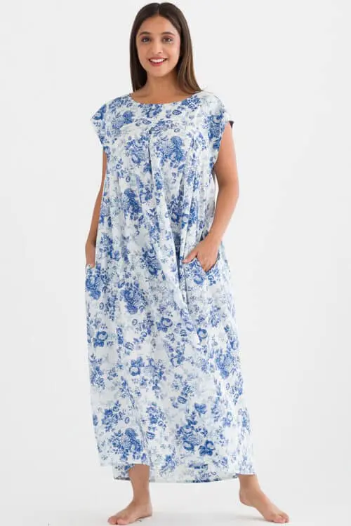 Ishani Light Blue Caftan