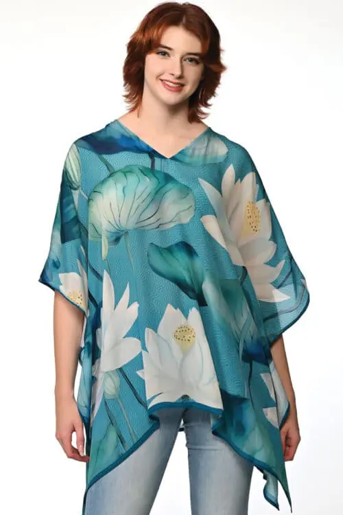 Kamala Blue Lotus Top