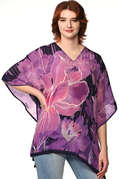 Kamala Purple Lotus Top