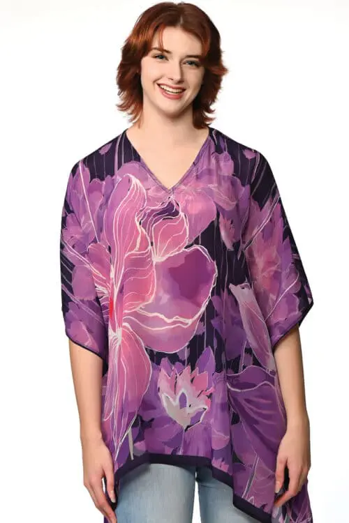 Kamala Purple Lotus Top