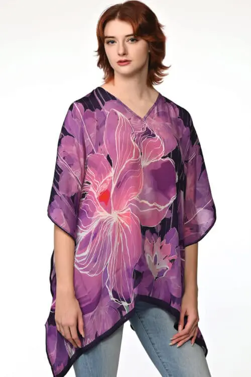 Kamala Purple Lotus Top
