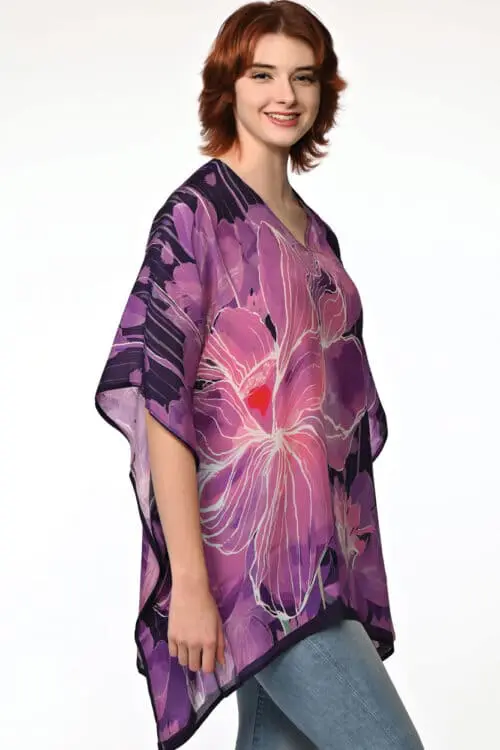 Kamala Purple Lotus Top