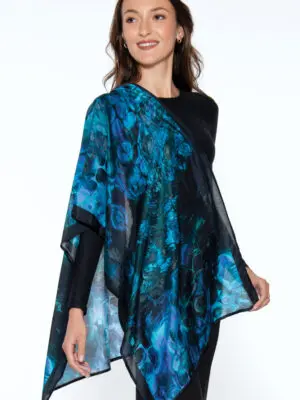 Samiya Sapphire Blue Scarf