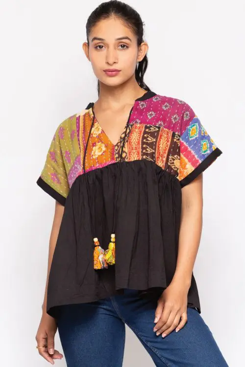 Cotton Kantha Tunic