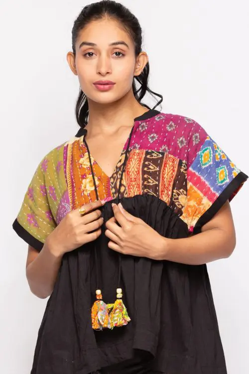 Cotton Kantha Tunic