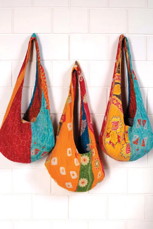 Handmade Kantha Tote Bag