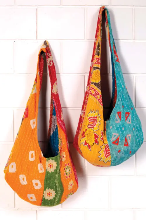 Handmade Kantha Tote Bag