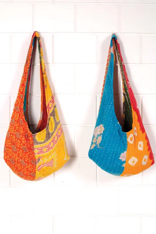 Handmade Kantha Tote Bag
