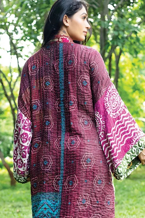Kantha Kimono Robe