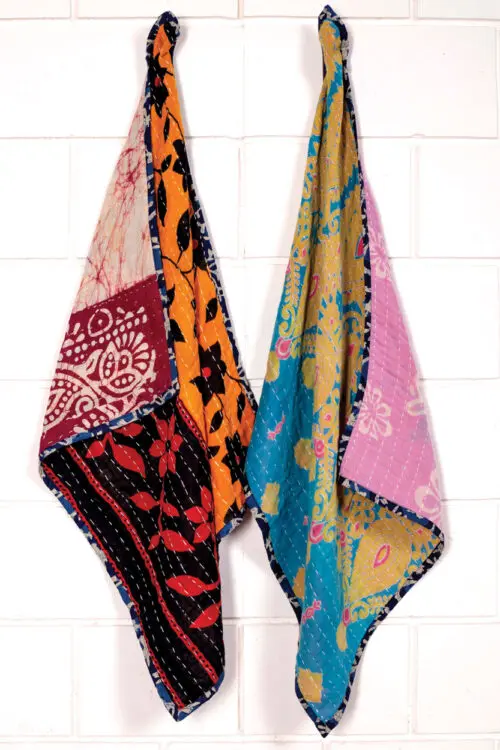 Kantha Kitchen Towels