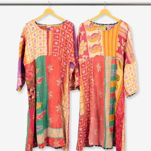 Reversible Kantha Sari Dress