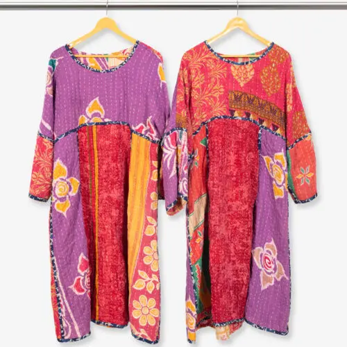 Reversible Kantha Sari Dress
